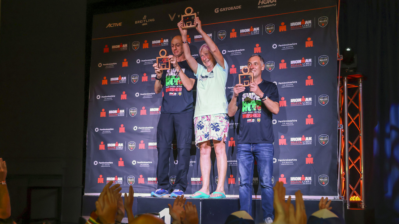 IRONMAN Wales 2022 Age Group podiums - Huw Fairclough for IRONMAN