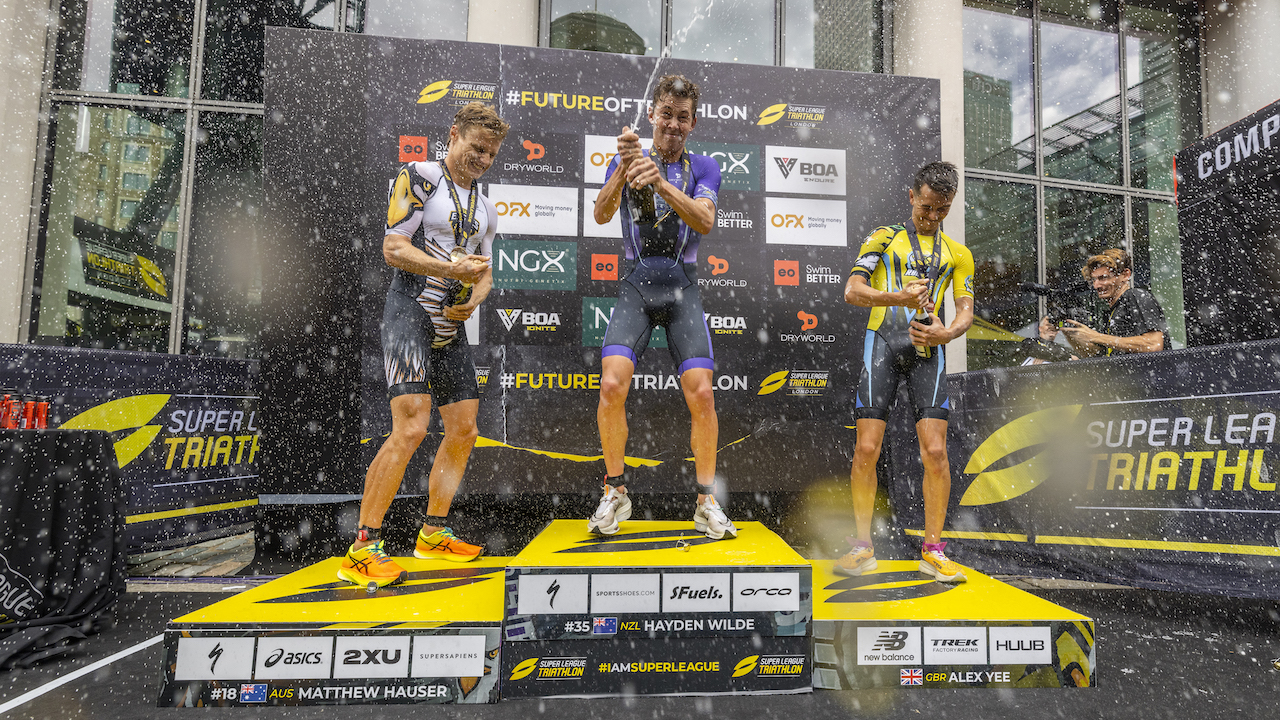 Super League London 2022 Men Podium