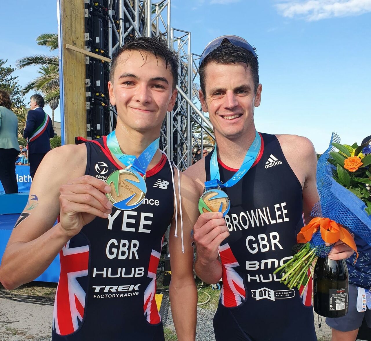 Alex Yee, Jonny Brownlee, WTCS Cagliari 2022