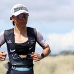 KAILUA KONA, HAWAII - OCTOBER 06: Anne Haug of Germany competes during the run portion of the Ironman World Championships on October 06, 2022 in Kailua Kona, Hawaii. (Photo by Tom Pennington/Getty Images for IRONMAN)