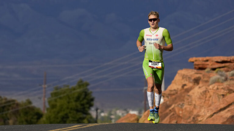 Miki Taagholt IRONMAN 70.3 World Championship 2022 run