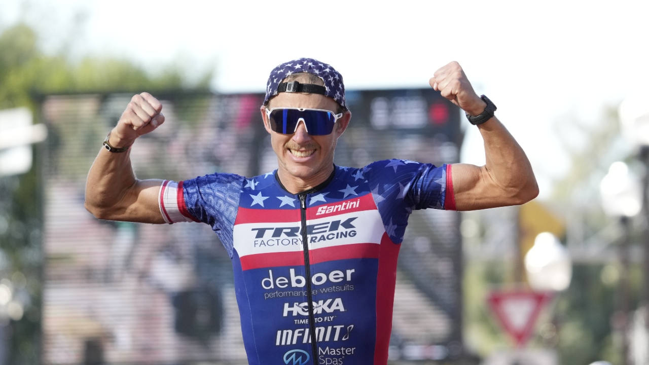 Ben Kanute IRONMAN Arizona 2022 [Photo credit Patrick McDermott Getty Images for IRONMAN]