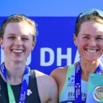 Flora Duffy Georgia Taylor Brown Abu Dhabi 2022 photo credit Wagner Araujo World Triathlon