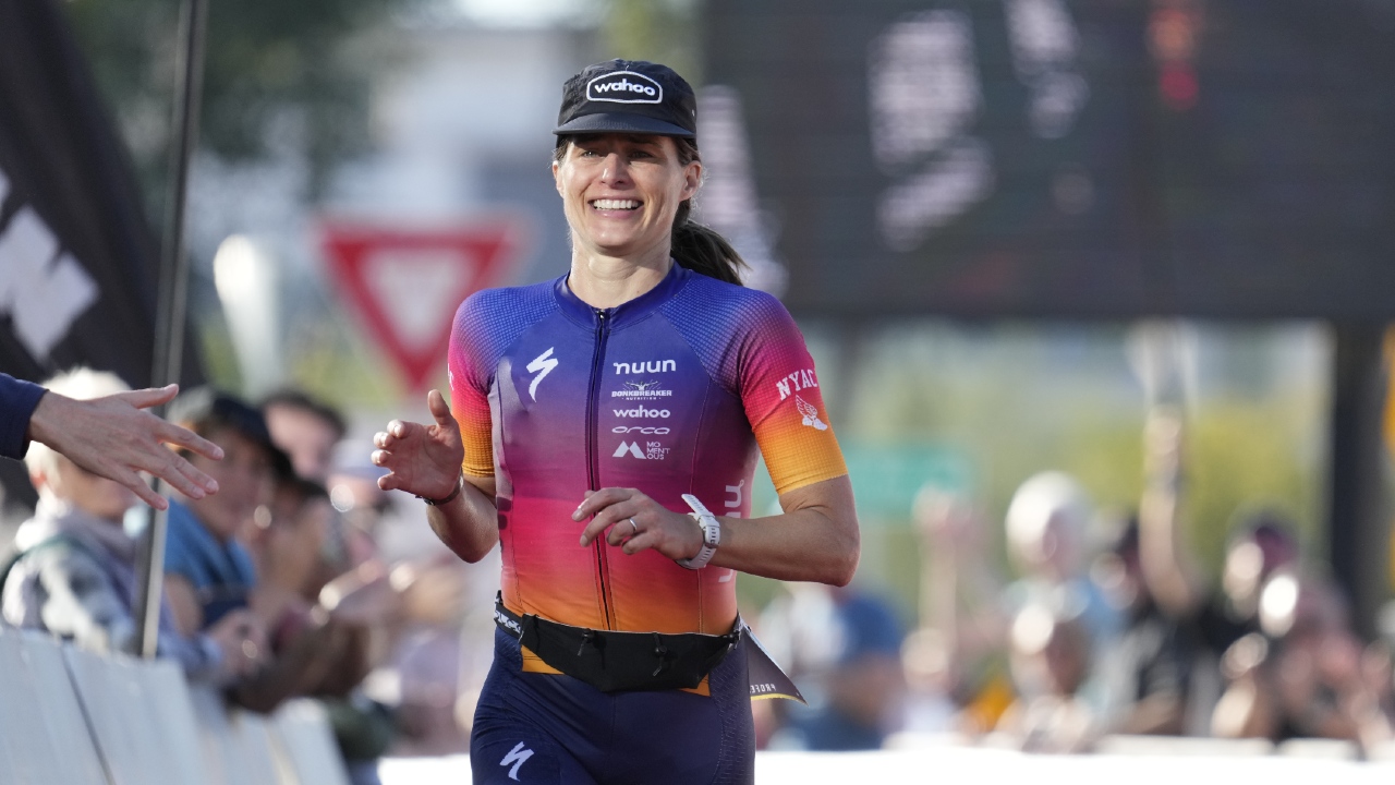 Sarah True IRONMAN Arizona 2022 [Photo credit Patrick McDermott Getty Images for IRONMAN]