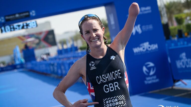 Claire Cashmore World Paratriathlon Championship Abu Dhabi 2022