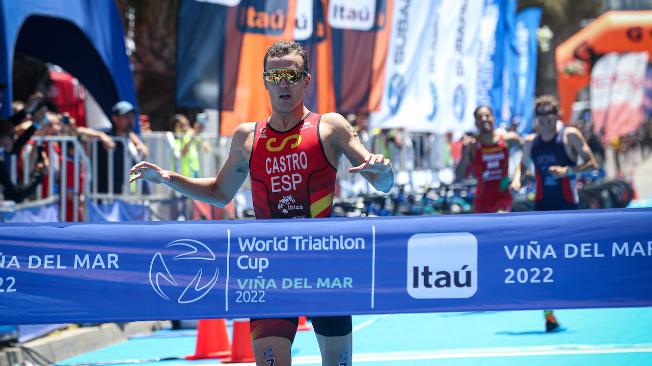 Copa del Mundo de Triatlón Viña del Marzo 2022 David Castro Fajardo