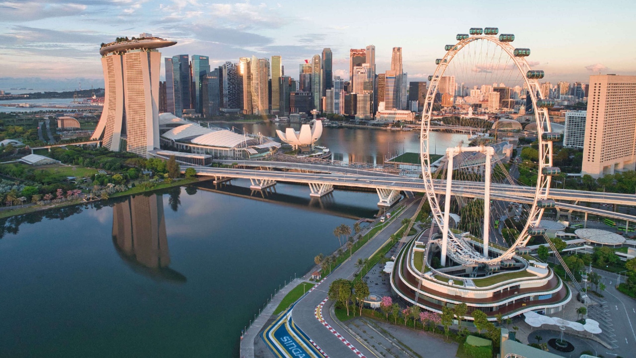 The Singapore Marina Bay venue which will host the first PTO Asian Open in 2023