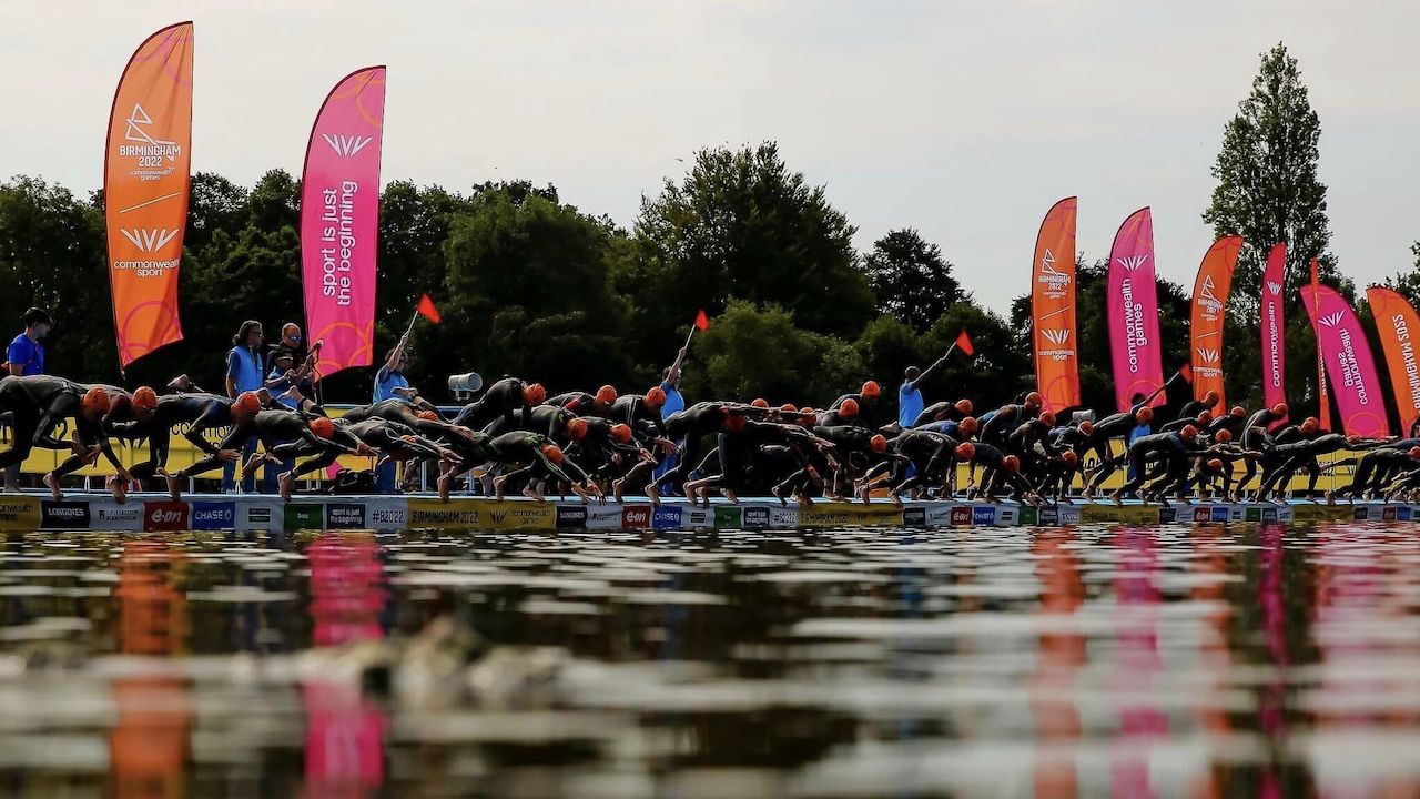 Commonwealth Games 2022 swim start