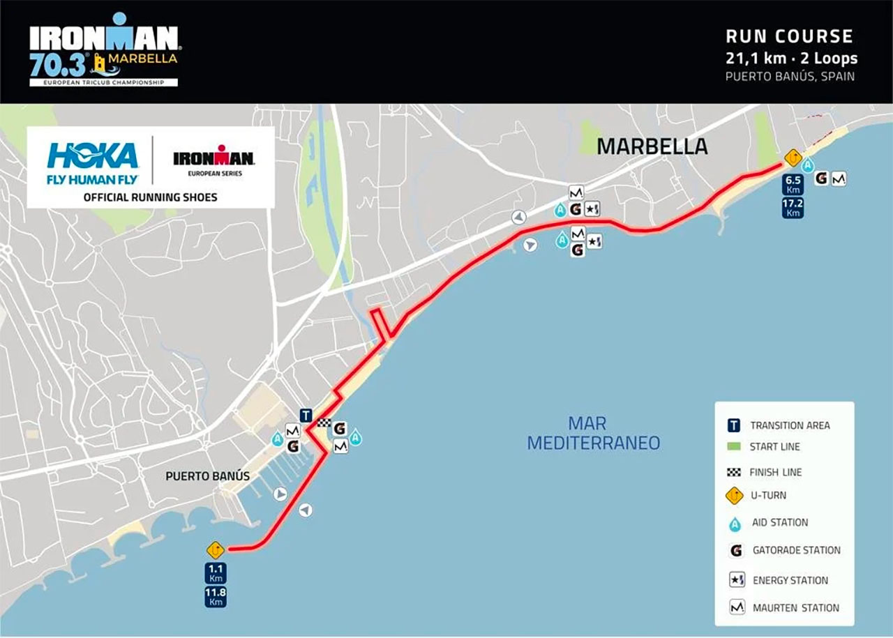 IRONMAN 70.3 Marbella Run IRONMAN 70.3 Marbella Run