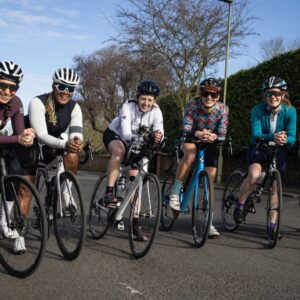 10IronWomen on bikes photo credit Huw Fairclough for IRONMAN