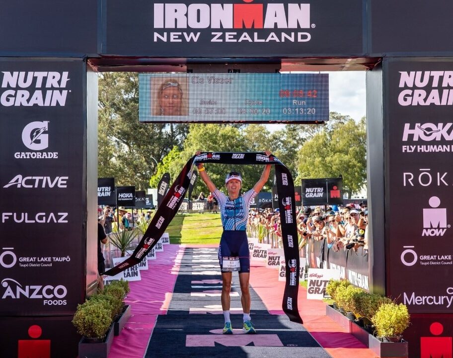 Els Visser wins 2023 Nutri-Grain IRONMAN New Zealand