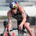 Hayden Wilde bike leg Abu Dhabi WTCS 2023 photo credit Wagner Araujo World Triathlon