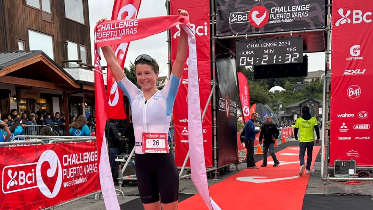 Lucy Byram Challenge Puerto Varas win 2023 photo credit: Challenge Family