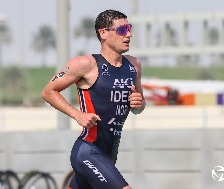 Gustav Iden on the run at WTCS Abu Dhabi 2023
