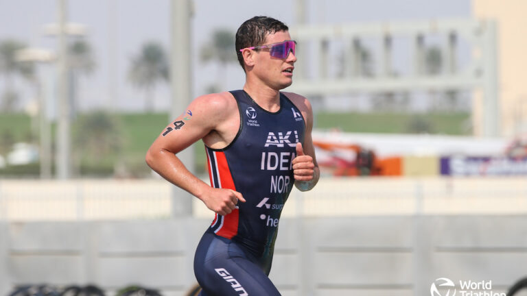 Gustav Iden on the run at WTCS Abu Dhabi 2023