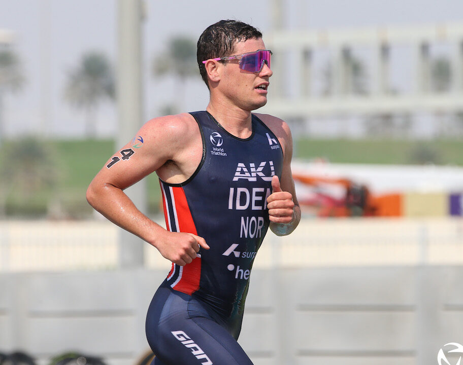 Gustav Iden on the run at WTCS Abu Dhabi 2023