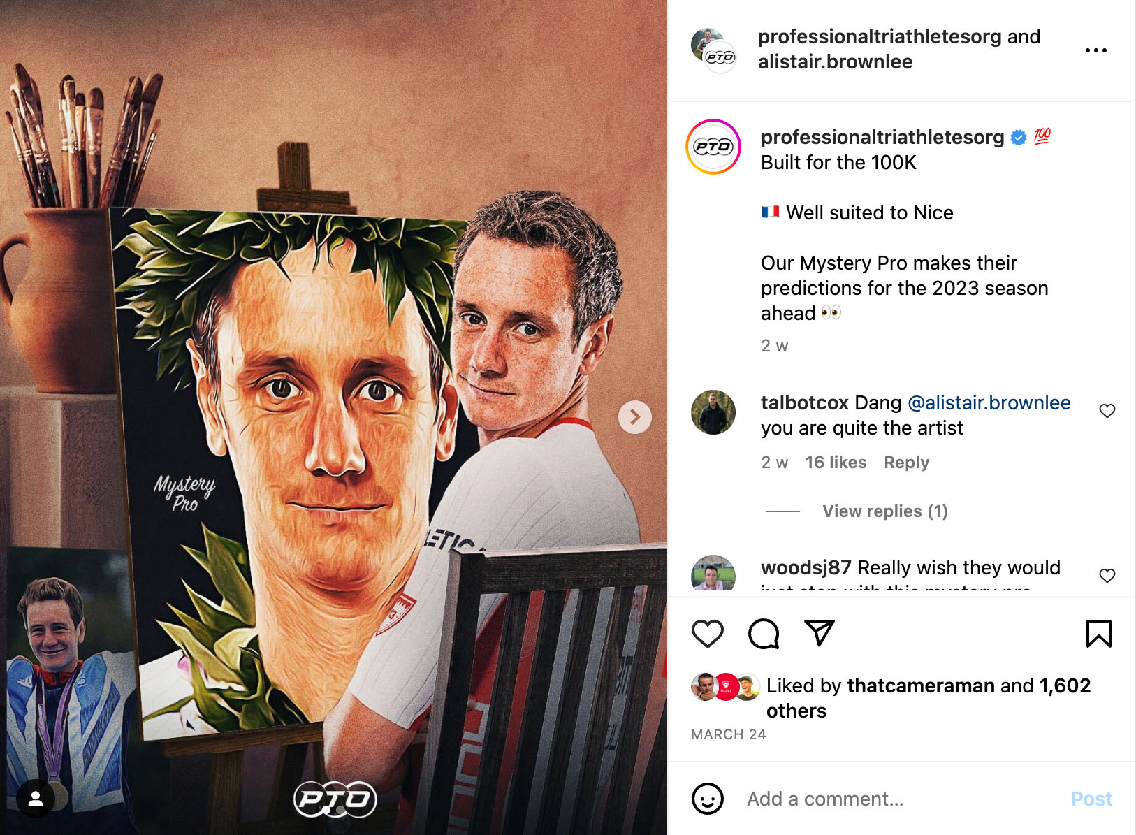 Alistair Brownlee IRONMAN World Championship PTO Mystery Pro