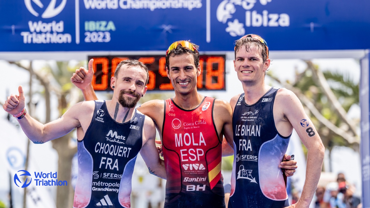 Mario Mola World Duathlon winner 2023 photo credit World Triathlon