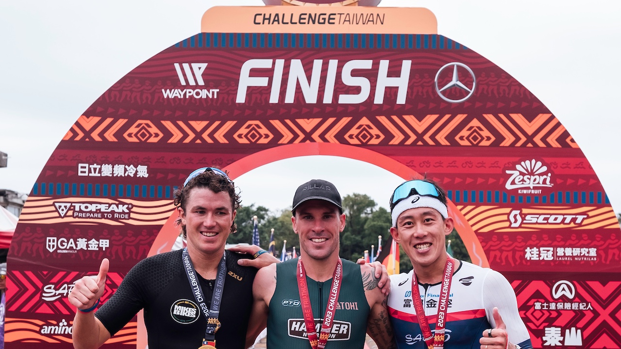 Men's podium at Challenge Taiwan