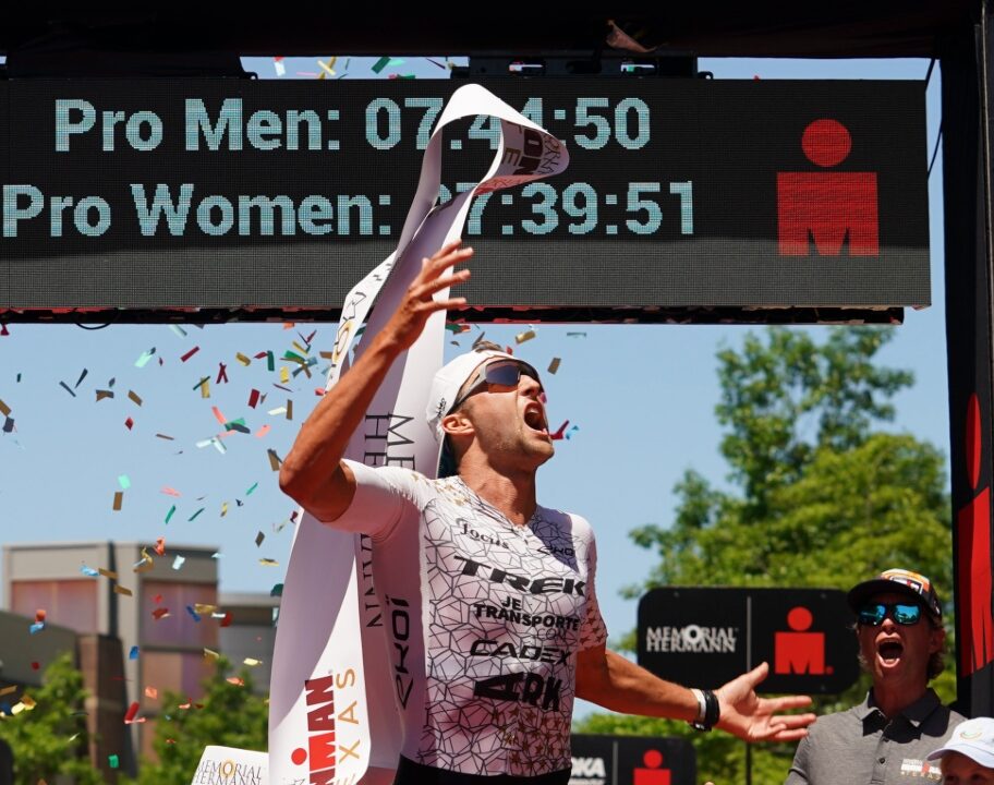 Rudy von Berg wins IRONMAN Texas 2023 [Photo credit: Kyle Rivas / Getty Images for IRONMAN]