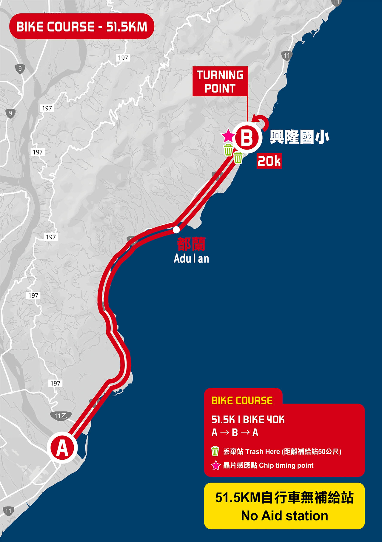 Challenge Taiwan - 51.5KM Bike Course