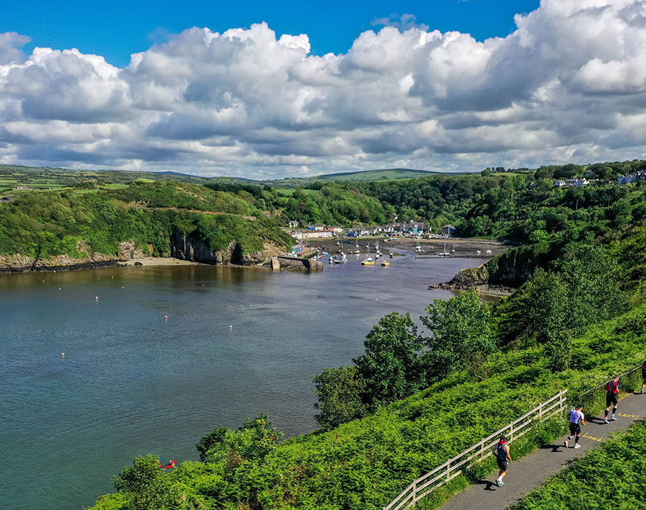 Challenge Wales at Fishguard - run course