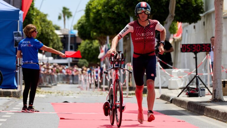 Cam Wurf T2 IRONMAN Lanzarote 2023 [Photo credit: James Mitchell / Club La Santa IRONMAN Lanzarote]