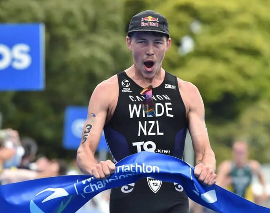 Hayden Wilde wins WTCS Yokohama 2023 photo credit: World Triathlon / Janos M Schmidt