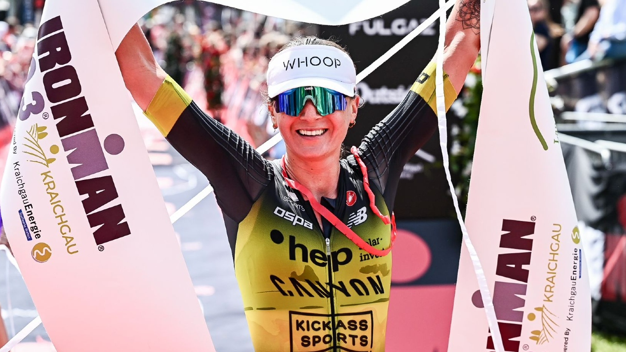 Laura Philipp IRONMAN 703 Kraichgau 2023 [Photo credit: IRONMAN Germany]