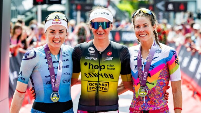 Lucy Charles Barclay Laura Philipp Ellie Salthouse IRONMAN 703 Kraichgau 2023 photo credit: IRONMAN Germany