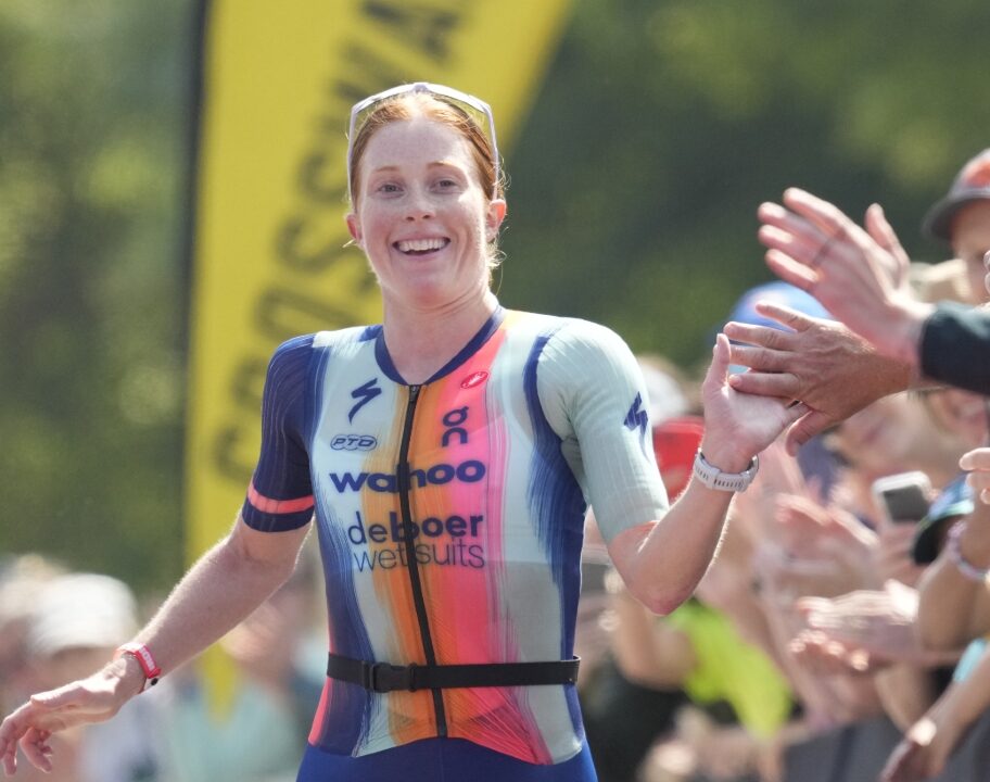 Paula Findlay wins IRONMAN 70.3 Chattanooga 2023 [Photo credit: Patrick McDermott / Getty Images for IRONMAN]