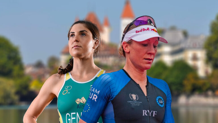 Ash Gentle & Daniela Ryf go head to head at IRONMAN 70.3 Switzerland