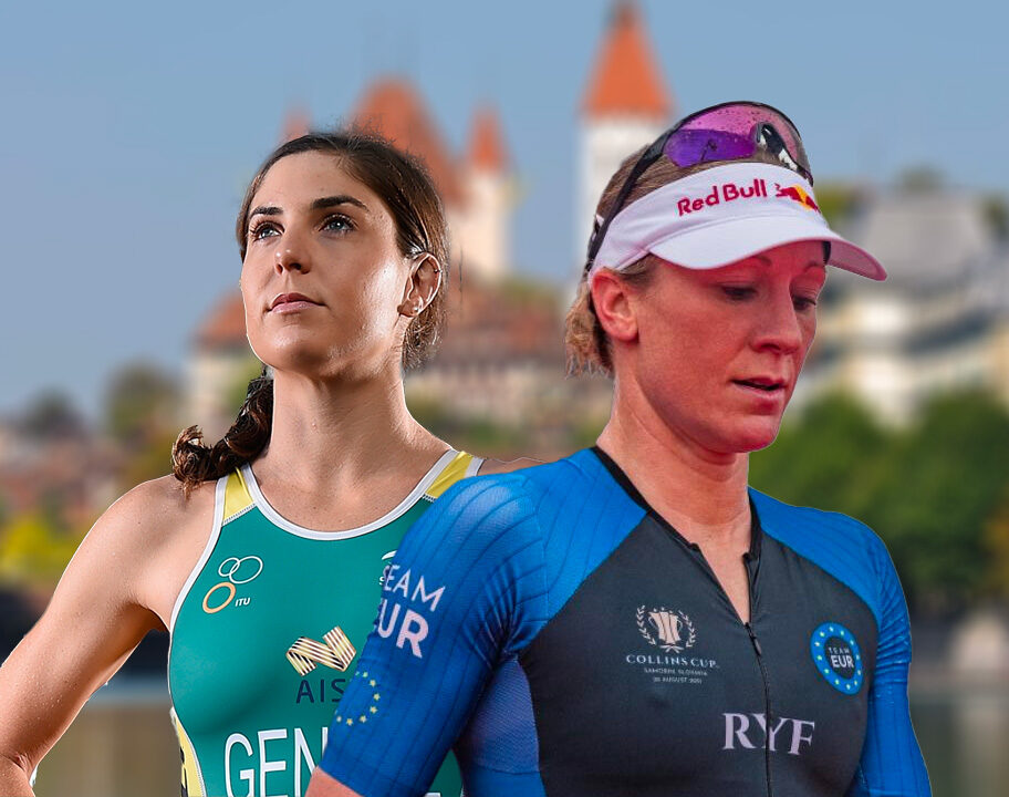 Ash Gentle & Daniela Ryf go head to head at IRONMAN 70.3 Switzerland