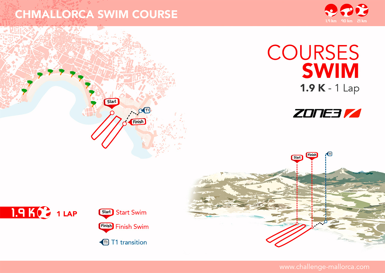 Challenge Peguera-Mallorca - swim course map Challenge Peguera-Mallorca - swim course map