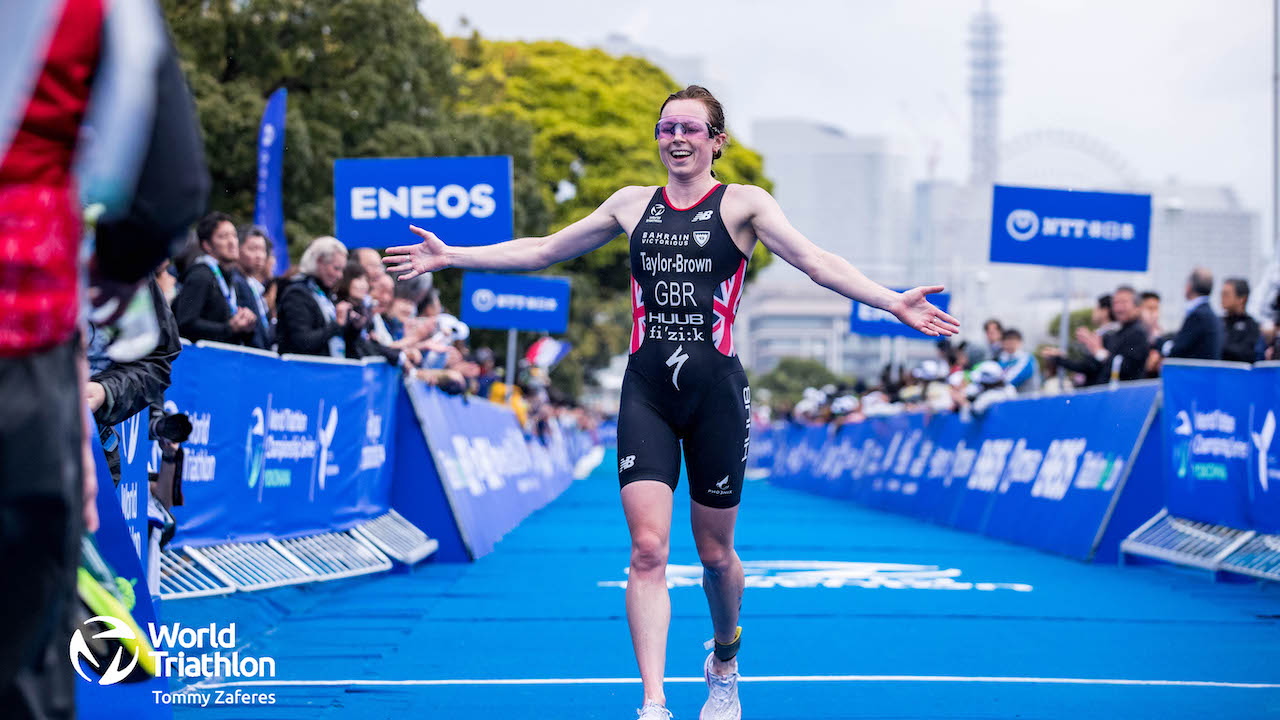 Georgia Taylor-Brown WTCS Yokohama 2023 finish