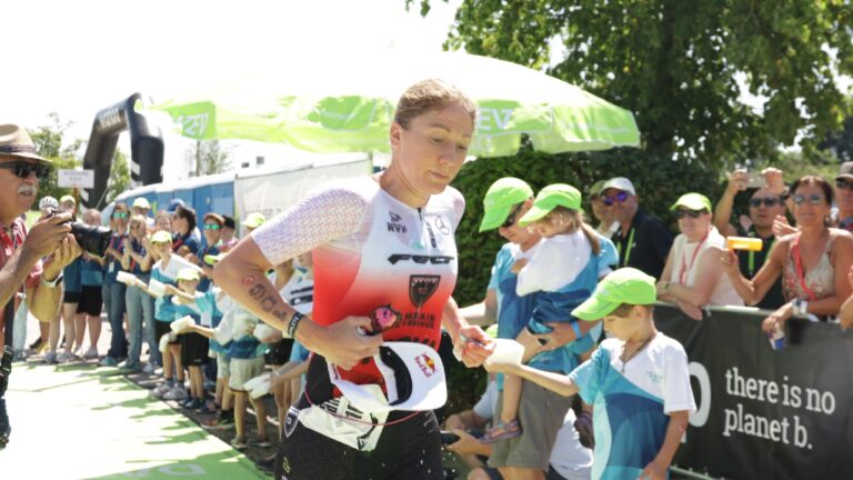 Daniela Ryf start of run Challenge Roth 2023 photo credit: Challenge Roth