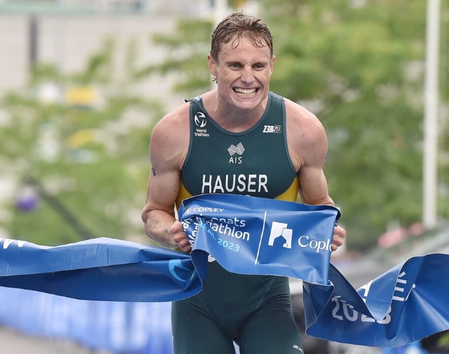 Matt Hauser WTCS Montreal 2023 photo credit World Triathlon