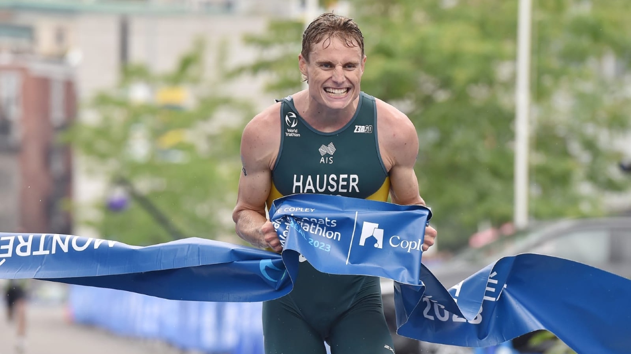 Matt Hauser WTCS Montreal 2023 photo credit World Triathlon