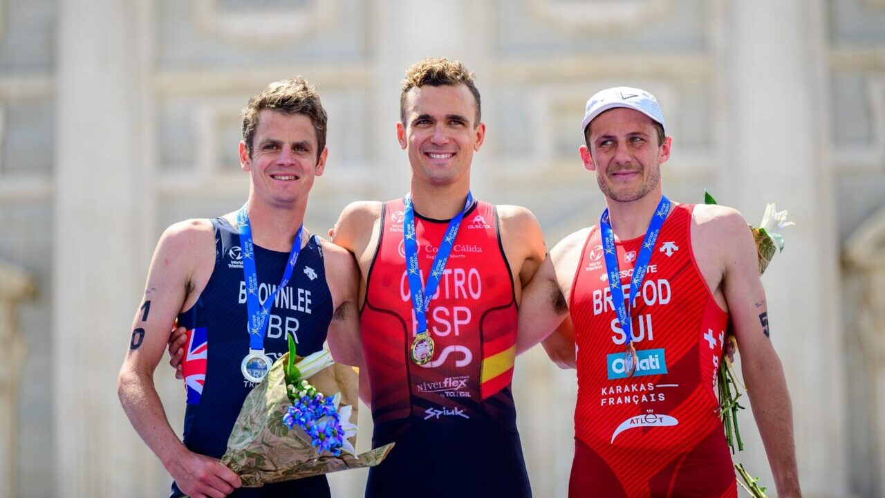 Europe Triathlon Championships 2023 - David Castro Fajardo, Jonathan Brownlee, Adrien Briffod