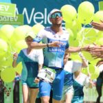 Patrick Lange crosses the finish line Challenge Roth 2023