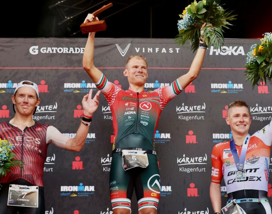 IRONMAN Austria 2023 Pro Men podium