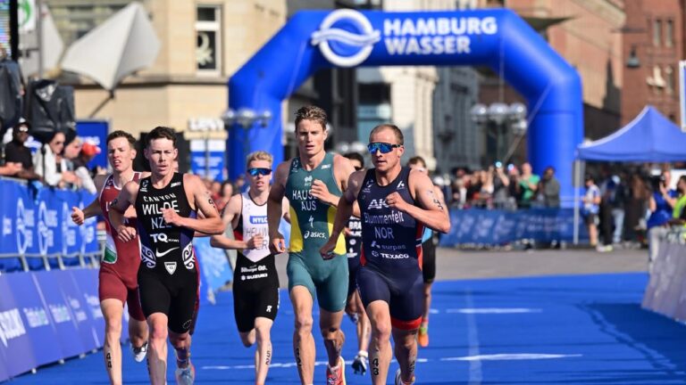 Kristian Blummenfelt qualifiers WTCS Hamburg 2023 Photo credit: World Triathlon