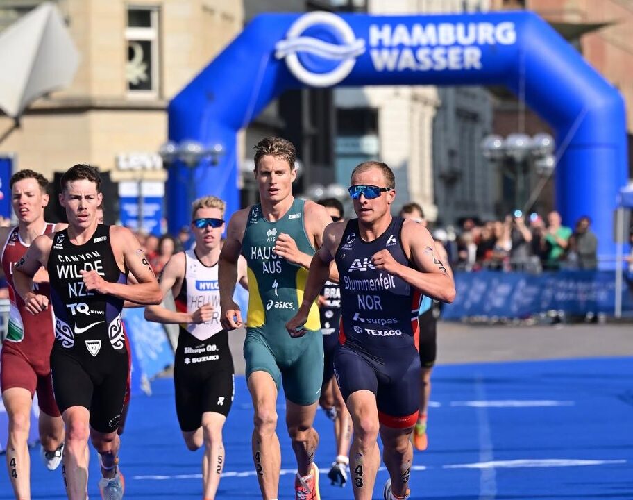 Kristian Blummenfelt qualifiers WTCS Hamburg 2023 Photo credit: World Triathlon