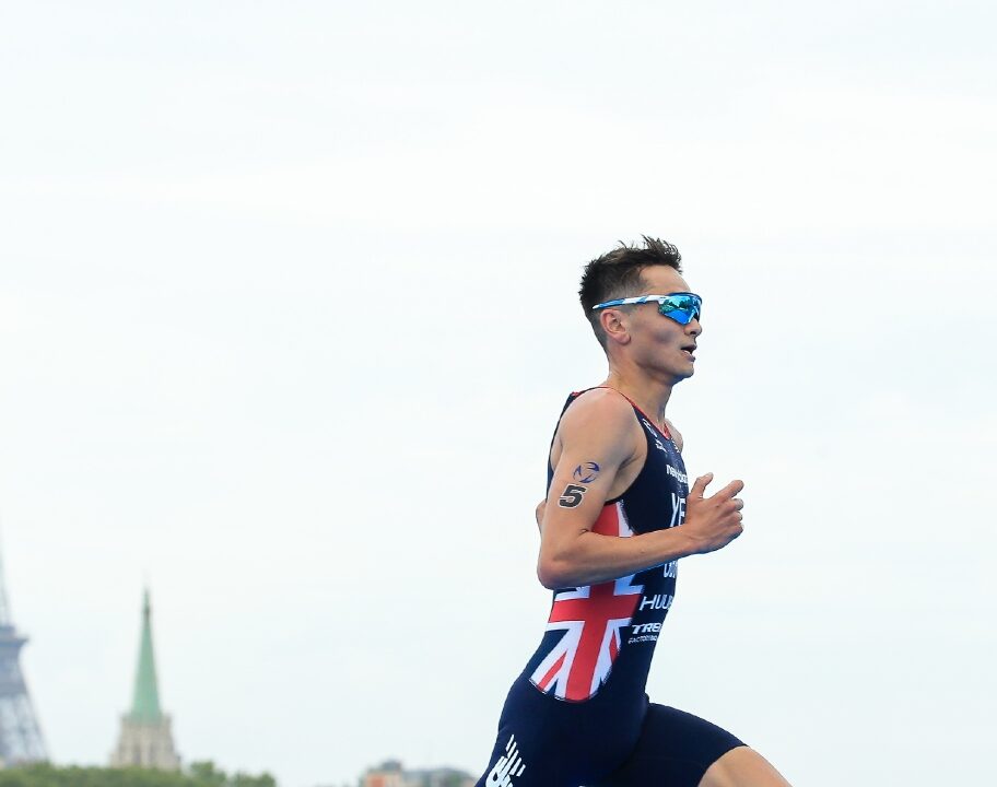 Alex Yee run Paris Test Event 2023 [Photo credit: World Triathlon / Wagner Araujo]