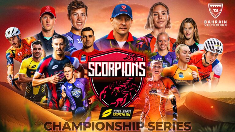 Bahrain Victorious Scorpions squad 2023 Super League Triathlon