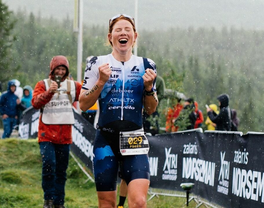 Flora Colledge Norseman Triathlon 2023 Finish