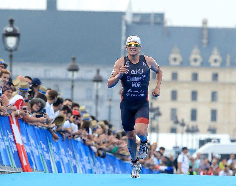 Kristian Blummenfelt Paris Test Event [Photo credit: World Triathlon / Wagner Araujo]