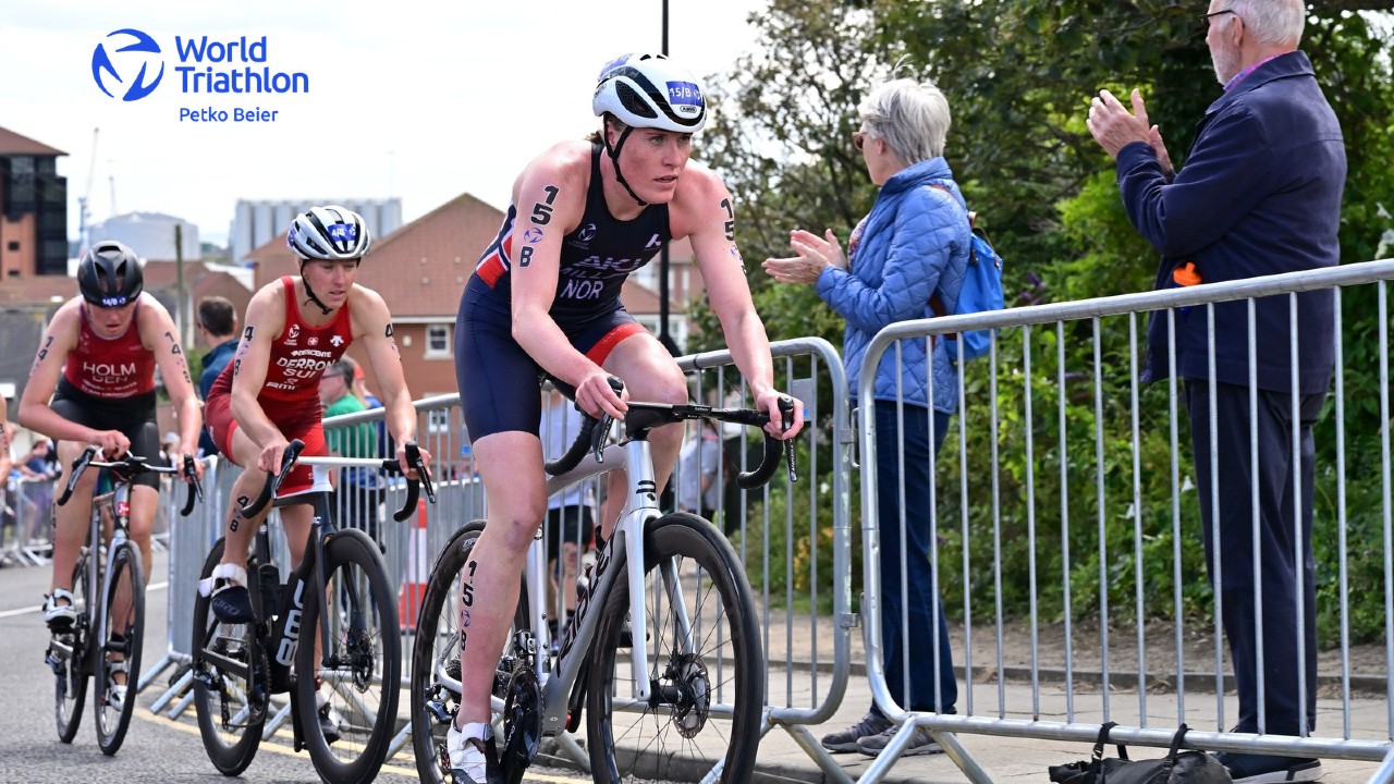 Fotokreditt Lotte Miller WTCS Sunderland World Triathlon / Petko Beier