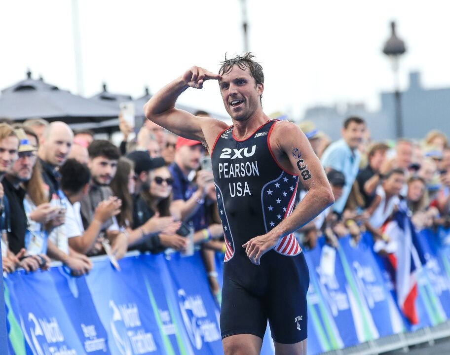 Morgan Pearson Paris Test Event [Photo credit: World Triathlon / Wagner Araujo]