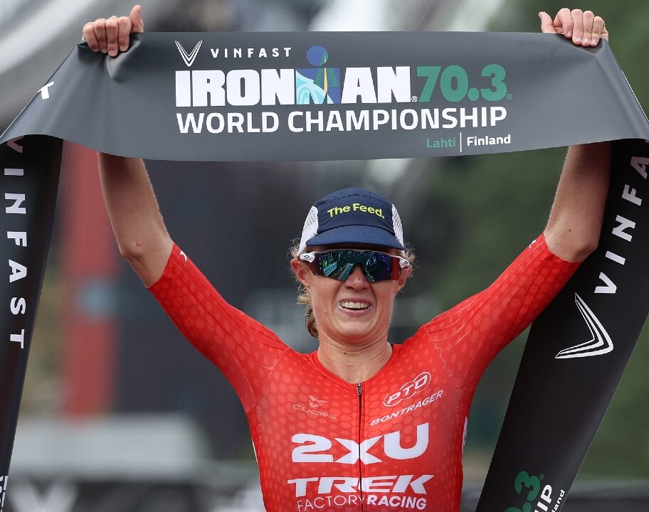 Taylor Knibb wins IRONMAN 70.3 World Championships 2023